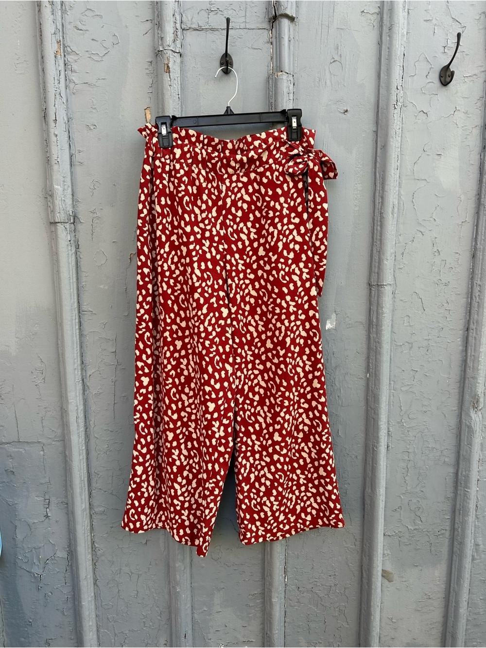 Little Lies Red Leopard Bottoms, size UK 12 (US8)